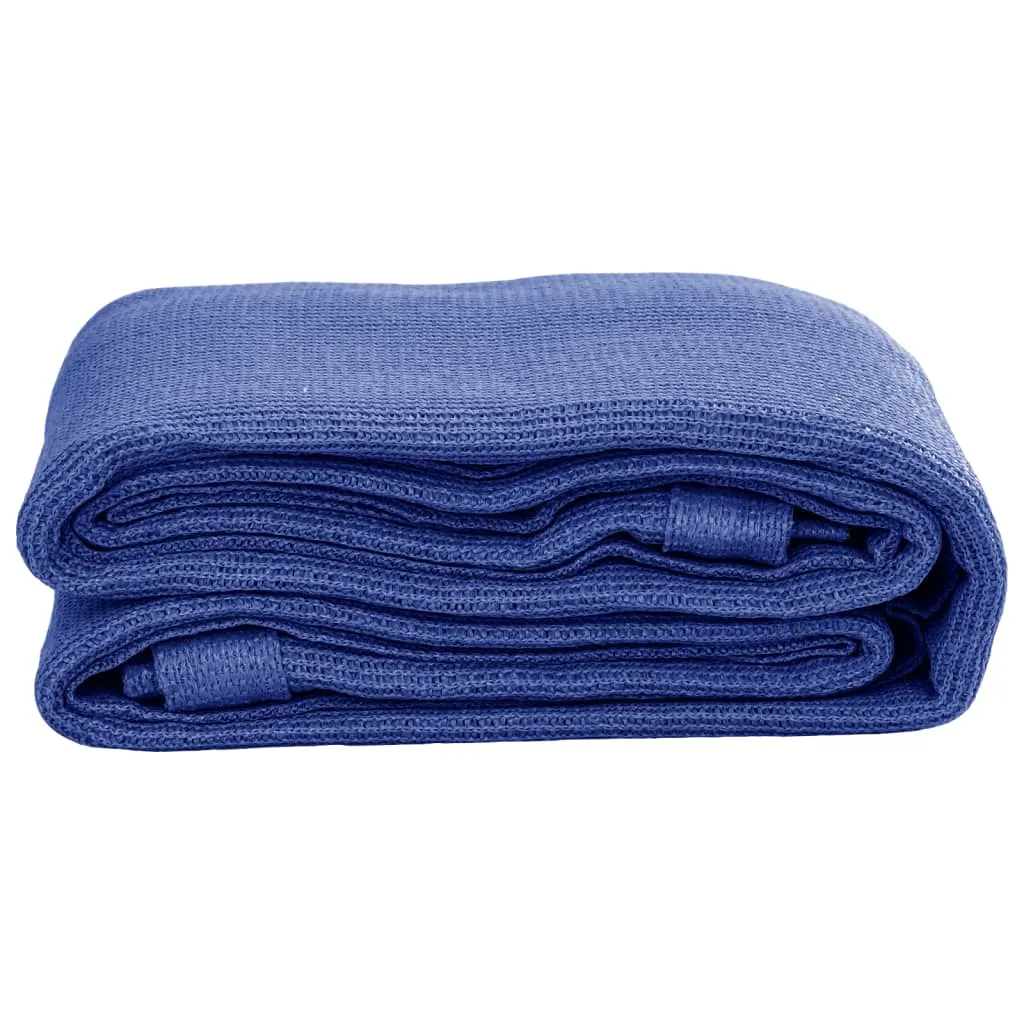 vidaXL Tent Carpet 250x600 cm Blue HDPE