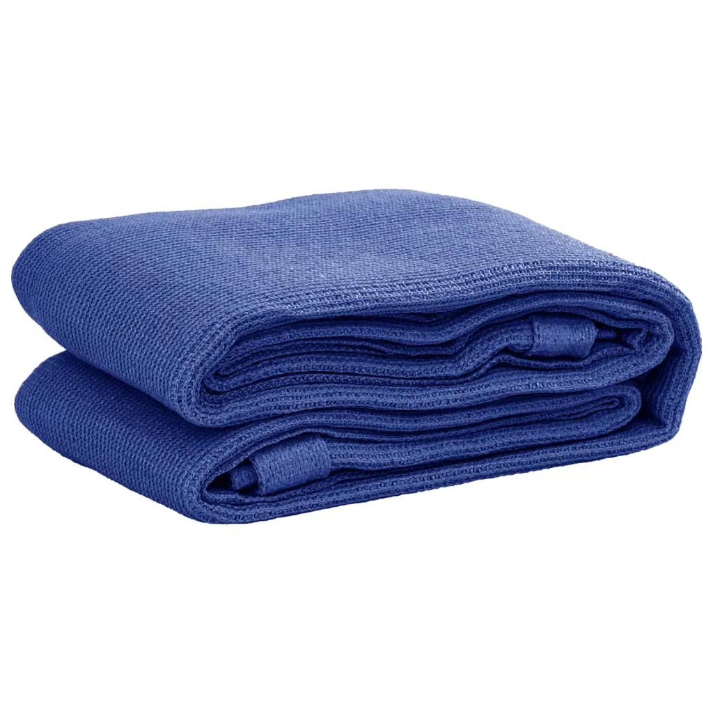 vidaXL Tent Carpet 250x600 cm Blue HDPE
