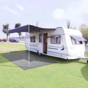 vidaXL Tent Carpet 250x600 cm Light Grey