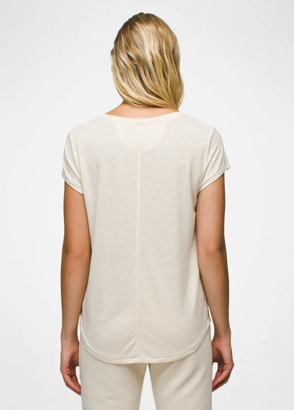 Women's Cozy Up Scoop Neck Tee - Canvas Heather