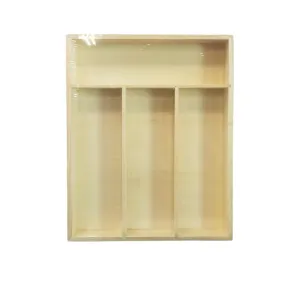 Wooden Cutlery Tray 4 Division 3x22.5x32cm